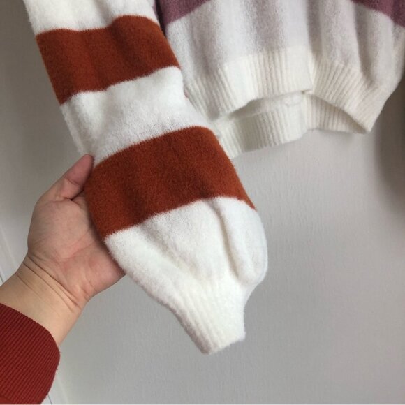 L*Space size Large Sequoia Color Strip Oversized Soft Sweater - Picture 7 of 7